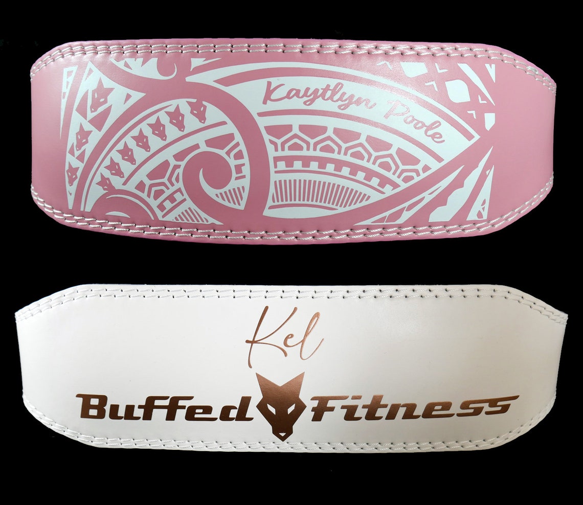Personalized weight lifting belt Two Premium colours custom Etsy