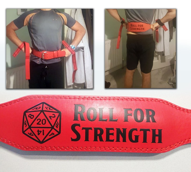 Personalized Weight Lifting Belt Two Premium Colours Custom Etsy