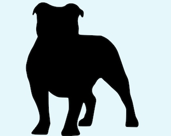 Bulldog cutfile, Bulldog SVG, Bulldog Silhouette, Bulldog Cricut, DXF, AI 8, cut files