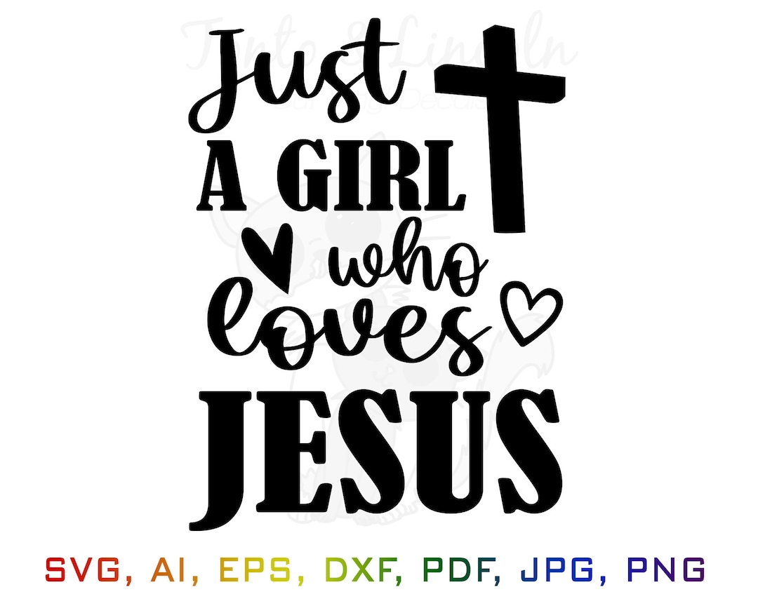 La Soeur De Ma Femme Scan Pdf Juste une fille qui aime Jésus Svg Femme Chrétienne Svg Foi - Etsy France