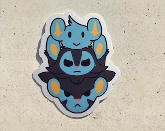 Shinx Luxio Luxray Evolution Pokémon Sticker