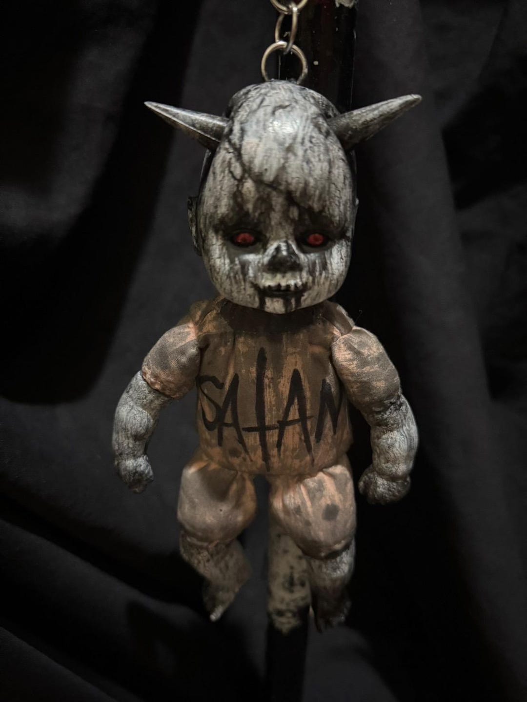Creepy Baby Satan Doll Keychain, Horror Gift, 8 Inches - Etsy