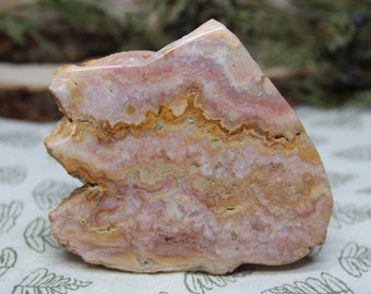 ピンクレースアゲートスラブ - Etsy 日本