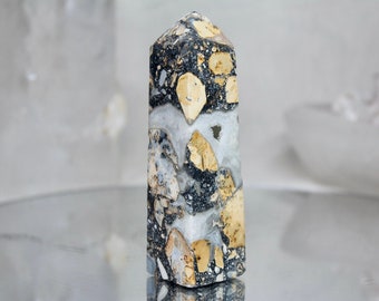 Maligano Jaspis Obelisk: Indonesischer Kristallturm, 170 ml