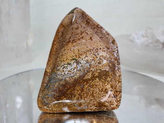 1.63 lb Ocean Jasper Crystal Bowl, AAA+ Quality 26.0 oz, Polished Crystal Dish from Indonesia, Reiki charged, Energy Healing, Free Shipping