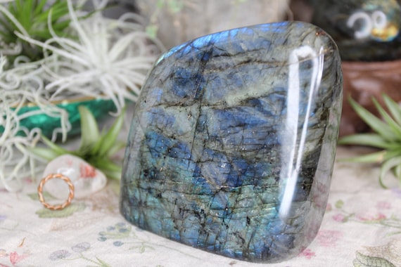 Labradorite Polished Freeform Crystal, 47.6 oz from Brazil