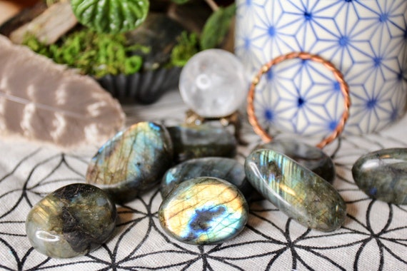 Labradorite Tumbled Stone, Labradorite Crystal, healing crystal, healing energy