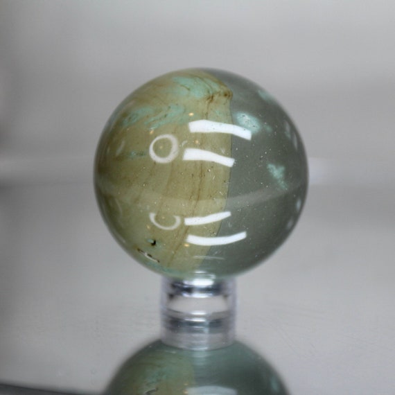 45 mm Polychrome Jasper Crystal Sphere, AA Quality, 4.2 oz Jasper Crystal Ball  from Indonesia, Energy Cleansed, Free Shipping