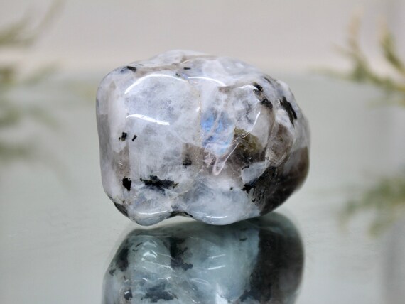 Rainbow Moonstone Polished Freeform with Rainbows, 4.7 oz AAA+ Quality Crystal from Brazil