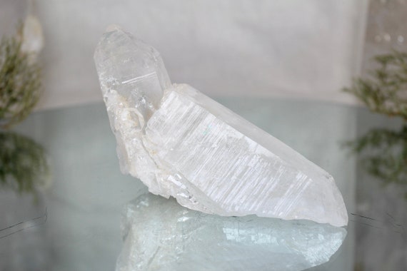0.62 lb Tibetan Quartz Crystal Cluster with Barnacle Formations,, AA Quality Raw Quartz 9.9 oz