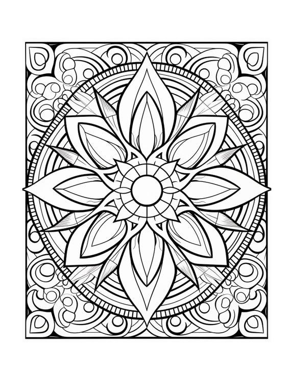 Mandala facile conceptions anti-stress : 100 motifs de mandala