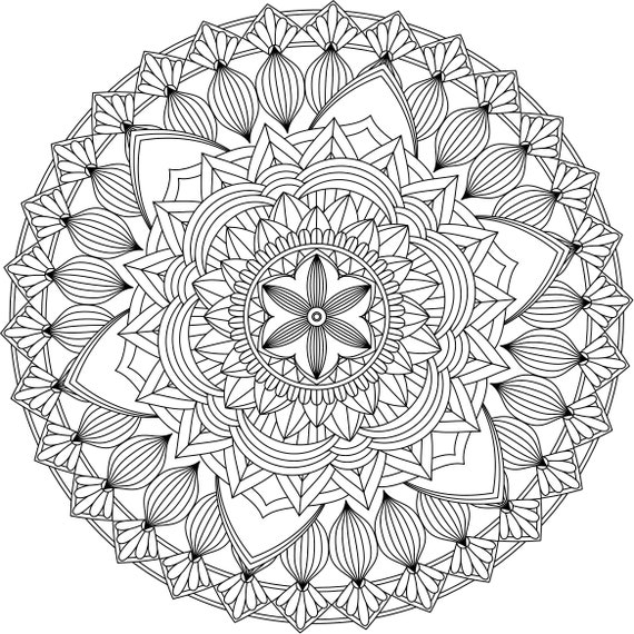 mandala coloring pages adult coloring sheet printable etsy ireland