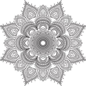Mandala Coloring Pages, Adult Coloring Sheet, Printable Coloring Page, Grown up Coloring, Printable Art Color, Anti-Stress Coloring,