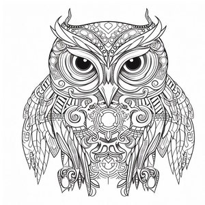 Intricate Mandala Adult Coloring Printable - Stress Relief & Relaxation - Instant Download PDF - Mindful Coloring Therapy - DIY Art Therapy