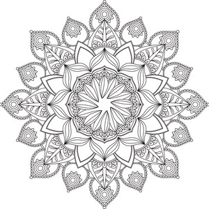 Mandala Coloring Pages, Adult Coloring Sheet, Printable Coloring Page, Grown up Coloring, Printable Art Color, Anti-Stress Coloring,