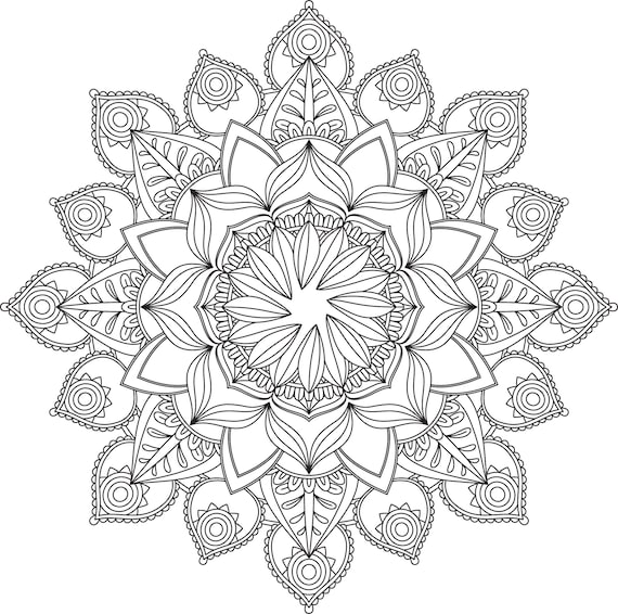 Mandalas - Coloring Pages for Adults