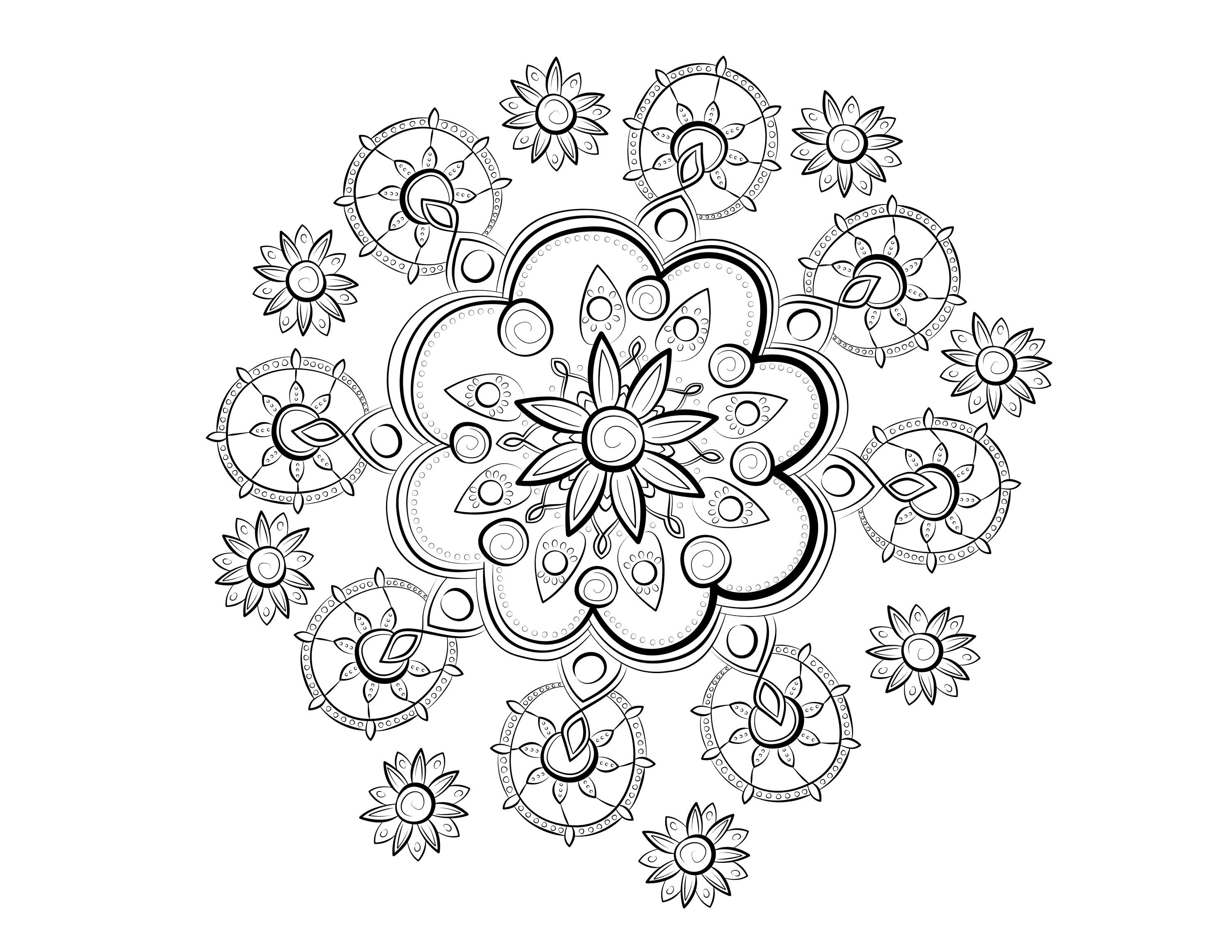 Mandala Coloring Book For Adults: An Adult Coloring Book with Stress  Relieving Mandala Designs on a White Background (Coloring Books for Adults)  - Adu (Paperback)