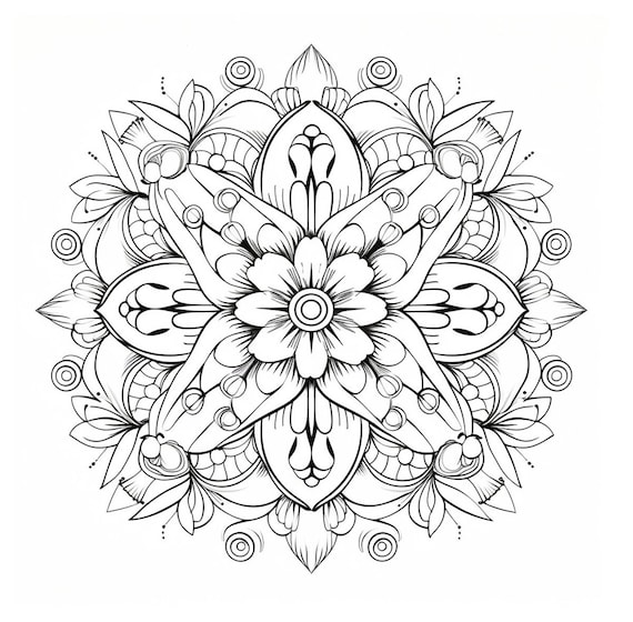 Art Color Therapy Mandalas Coloring Book: Creative mandala art designs  Unique 60 Adult Coloring Pages With  Great Variety of Mixed Mandala  Designs (Large Print / Paperback)