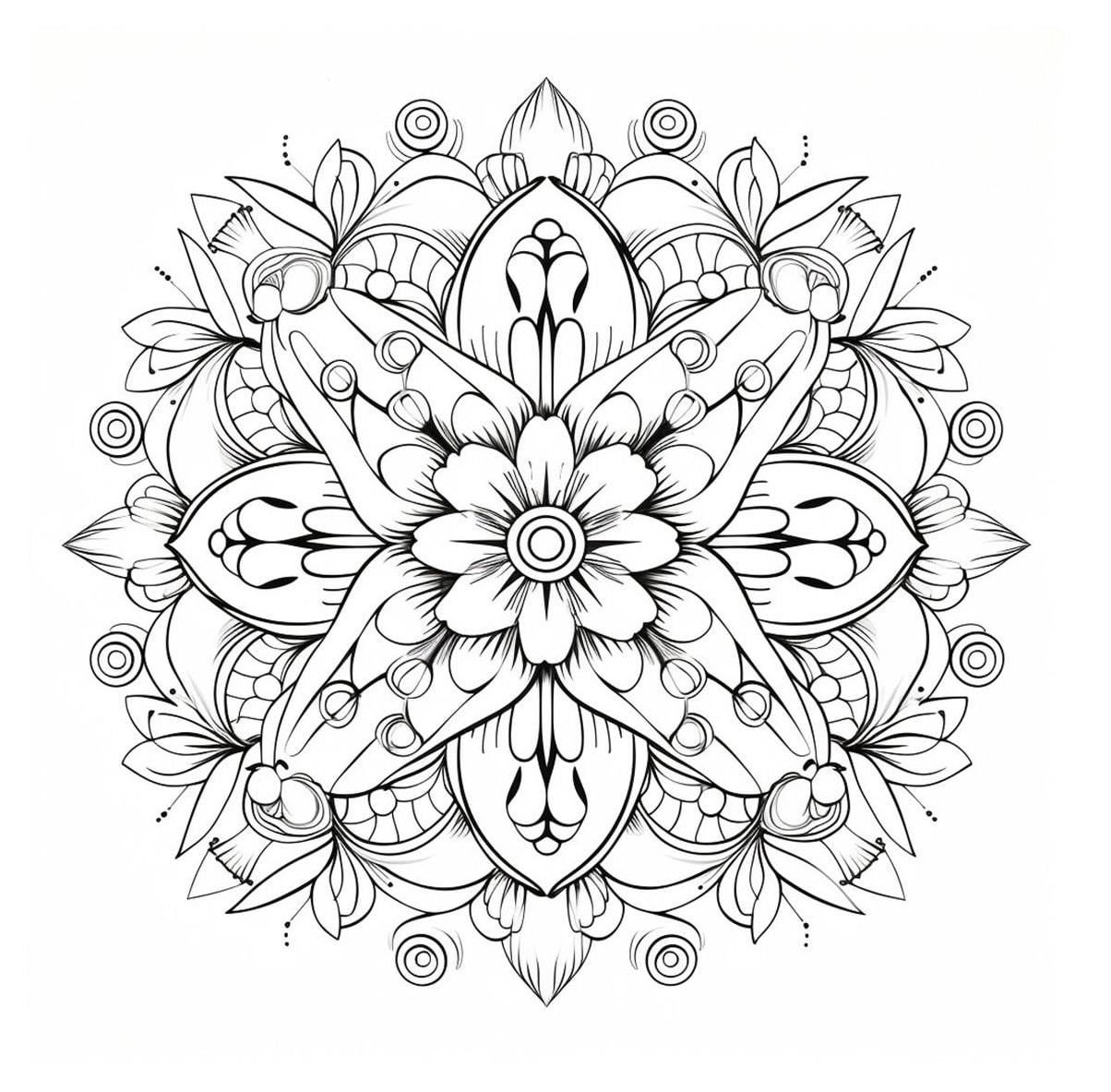 I Create Coloring Mandalas And Give Them Away For Free