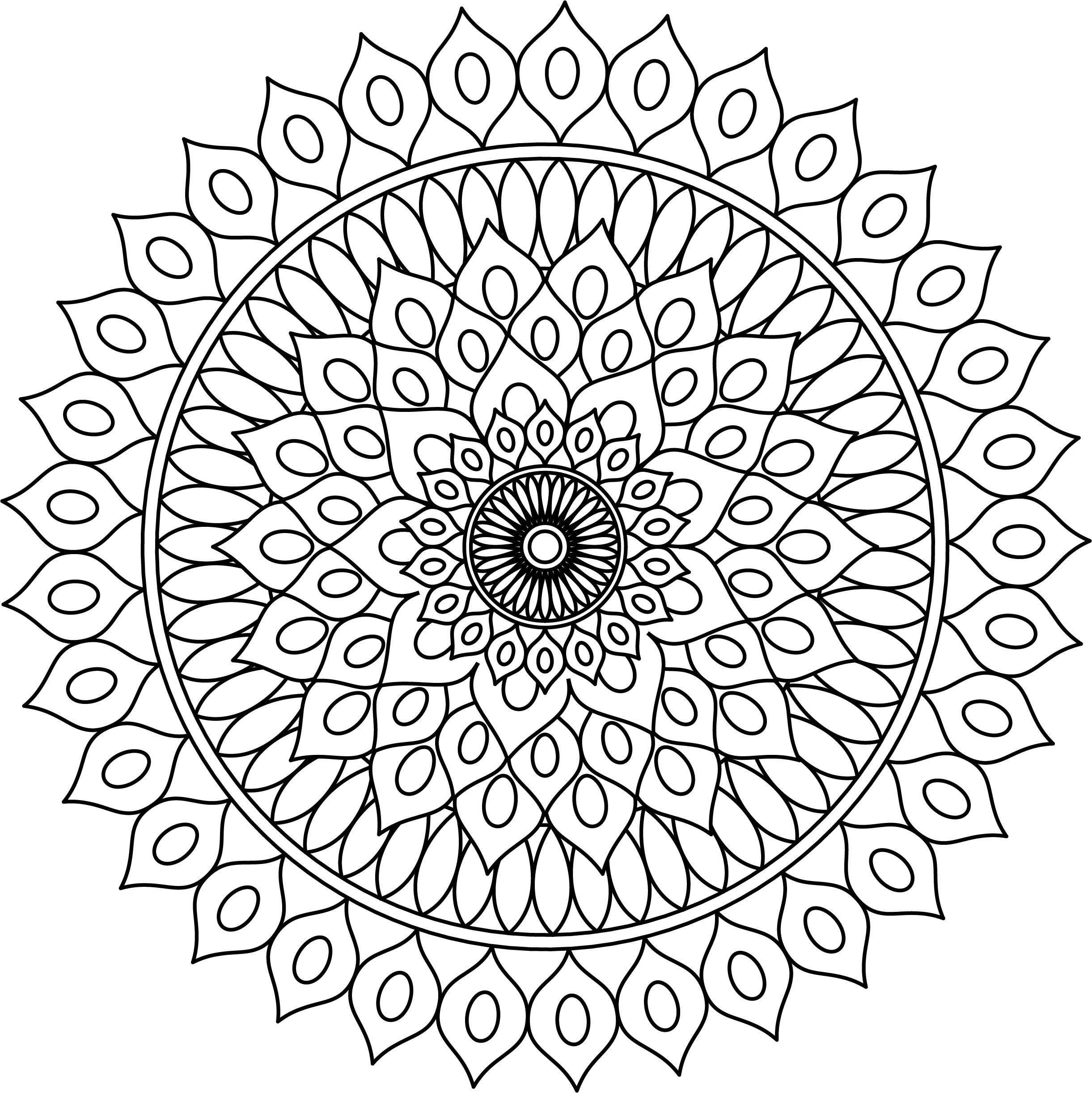 Stress Relief Coloring Printable Young Adult Coloring Book Printable 8.5 X  11 PDF Mandala Coloring Pages Anti Stress Colouring Pages 