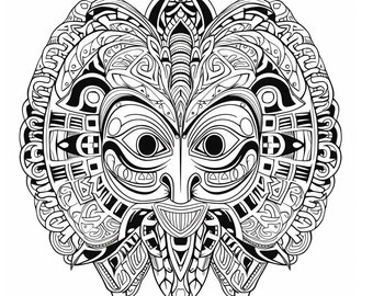 Intricate Mandala Adult Coloring Printable - Stress Relief & Relaxation - Instant Download PDF - Mindful Coloring Therapy - DIY Art Therapy