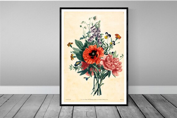 ヴィンテージのプリント絵画