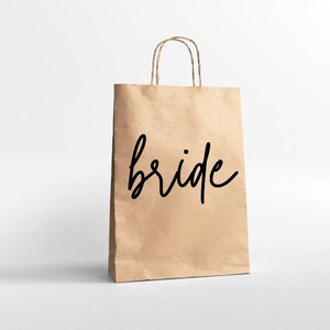 Personalized Gift Bag - Gift Bag - Bride Gift Bag - Bachelor Party Gift Bag - Congratulations Gift - Wedding Gift Bag - Groom Gift -