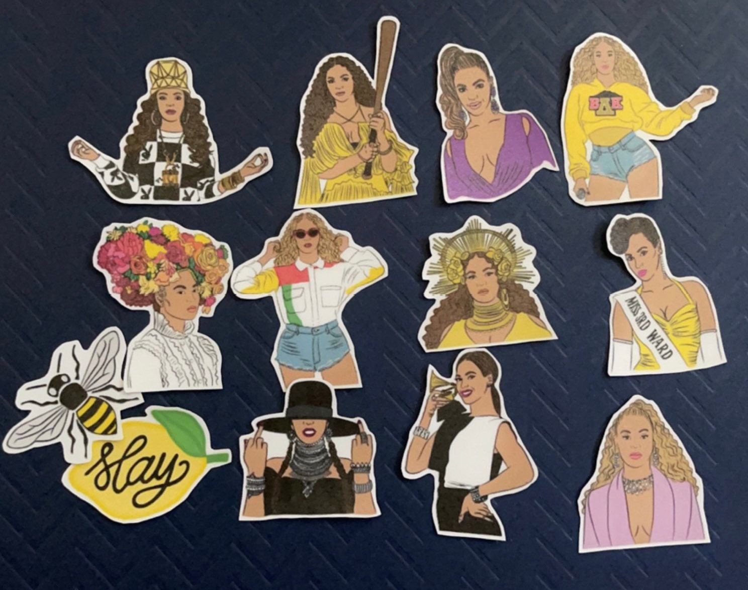 Beyonce Inspired Stickers 