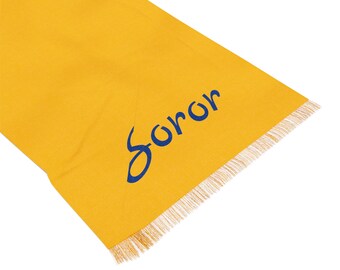Blue and Gold Soror Light Scarf