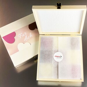 Schoko-Herzen-Box „Für dich“ Perfekt till Valentinstag, Hochzeitstag, Verlobung, Geburtstag, Muttertag bild 6