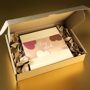 Schoko-Herzen-Box „Für dich“ Perfekt till Valentinstag, Hochzeitstag, Verlobung, Geburtstag, Muttertag bild 9