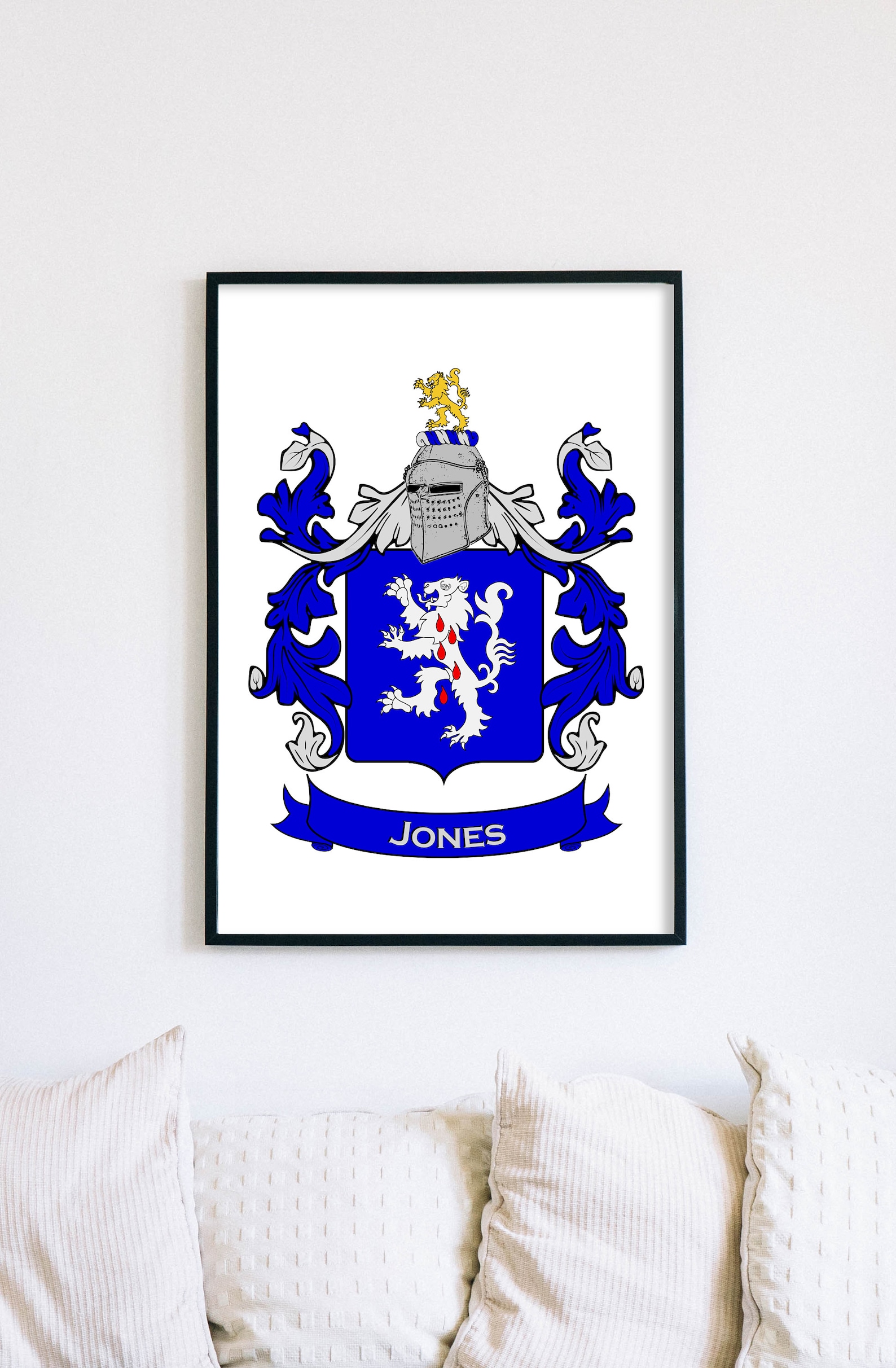 Jones Coat of Arms Family Crest PDF Download, Printable Coat of Arms ...