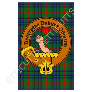 Aiton Clan Abzeichen Download Download Poster Schottischer Clan Geschenk Kunst