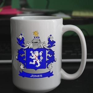 Jones Coat of Arms Family Crest PDF Download, Printable Coat of Arms ...