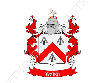 Welch Coat Of Arms Family Crest PDF Download, Printable Coat of arms.