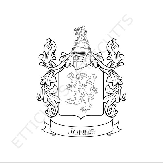 Blank Family Crest Printable