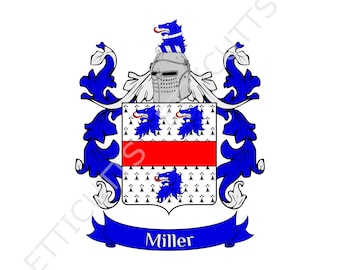 Miller Coat Of Arms Family Crest PDF Download, Printable Coat of arms.
