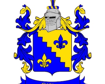 O'Shea Coat Of Arms 95mm Family Crest PDF Download, Printable Coat of arms.