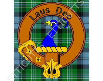 Downloadable Arbuthnot Clan Badge Print Scottish Clan Gift Art Poster