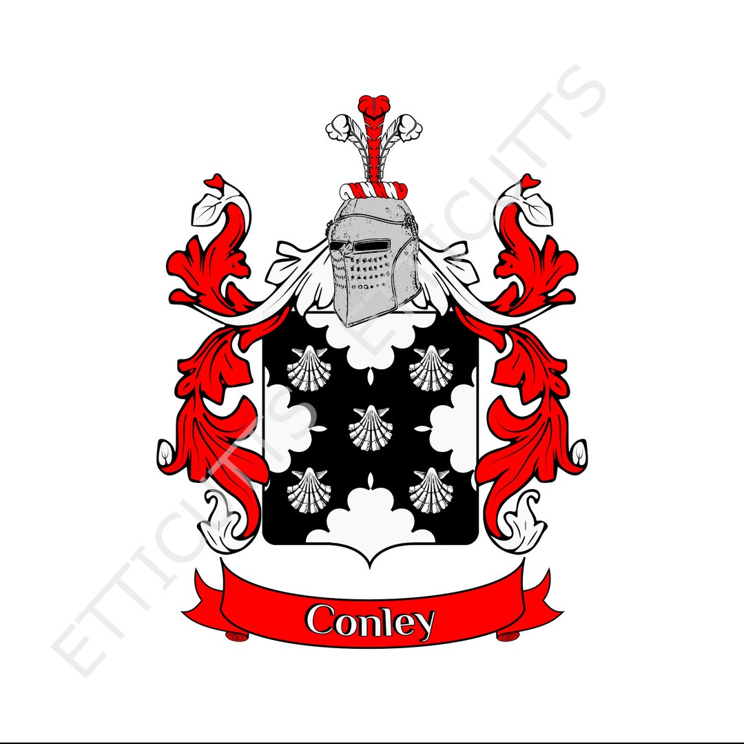 Conley Coat of Arms Family Crest PDF Download, Printable Coat of Arms