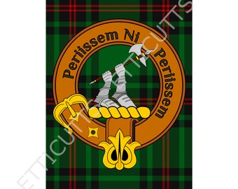 Downloadable Anstruther Clan Badge Print Scottish Clan Gift Art Poster