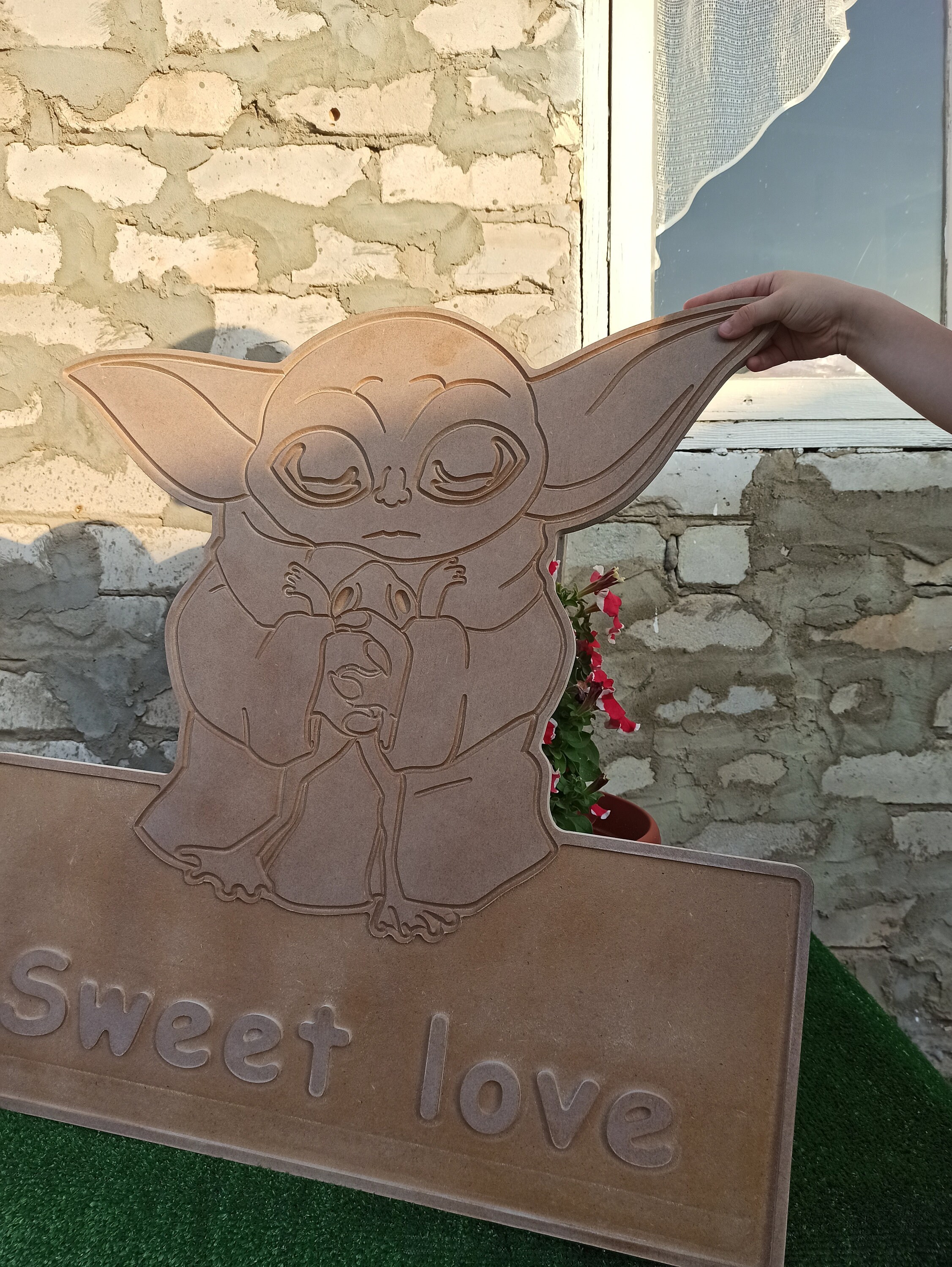 Baby Yoda is a wedding gift gift. Etsy