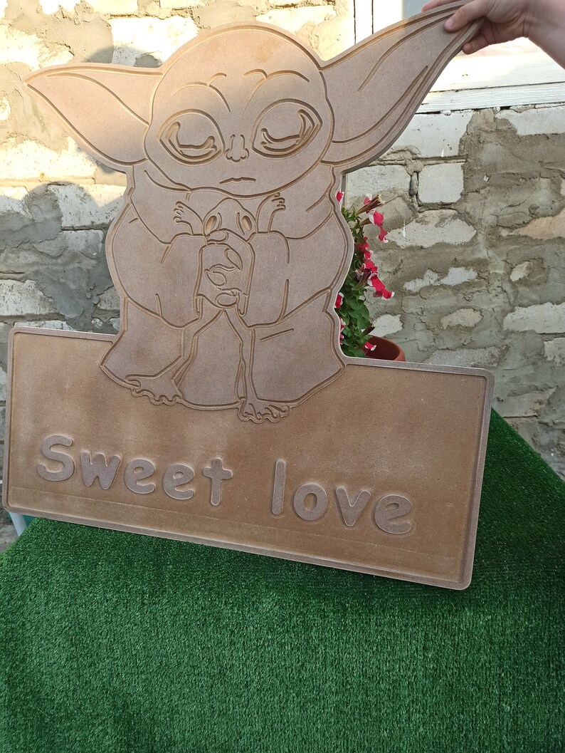 Baby Yoda is a wedding gift gift. Etsy