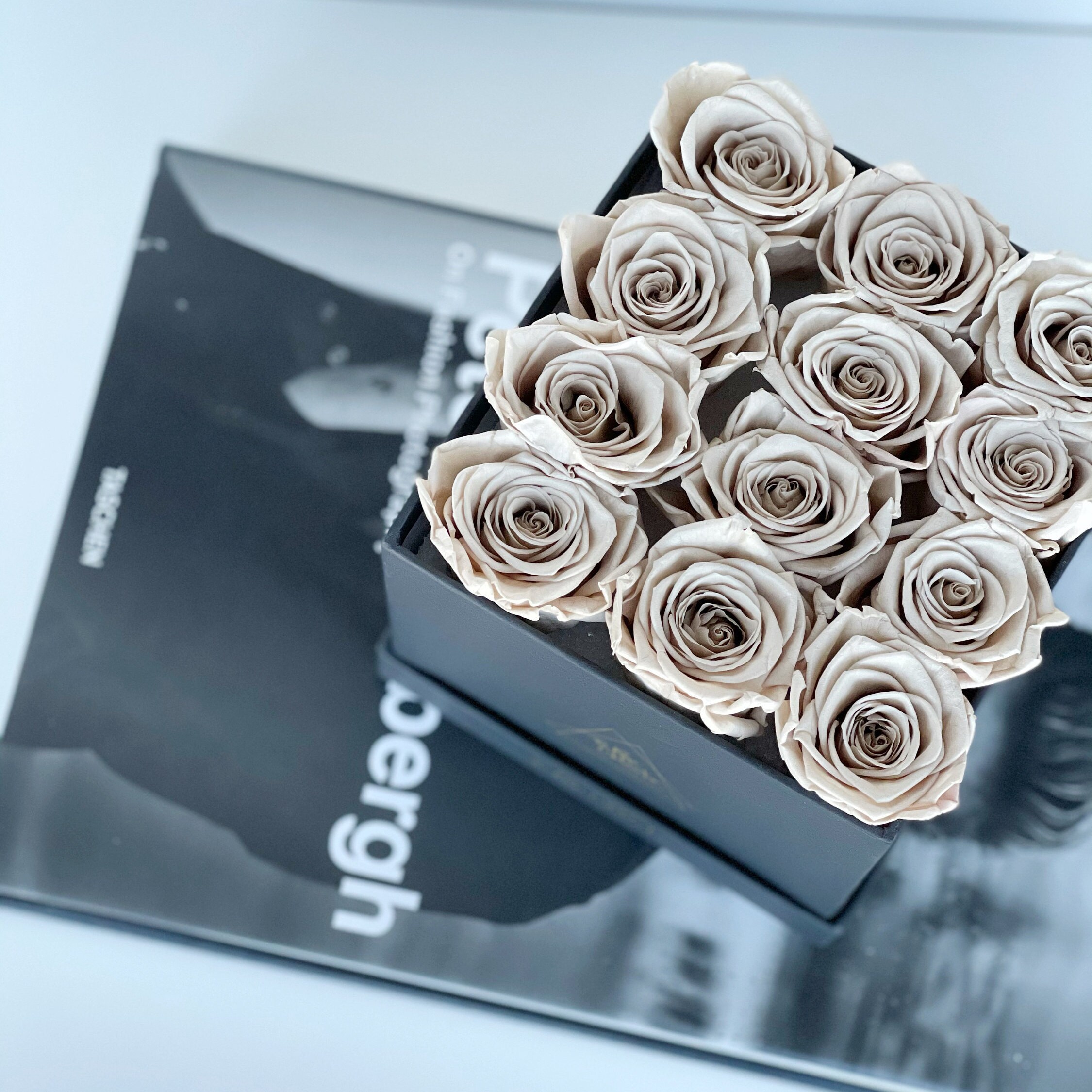 Roses in a box/Preserved Roses/Roses that last a year/Forever Etsy