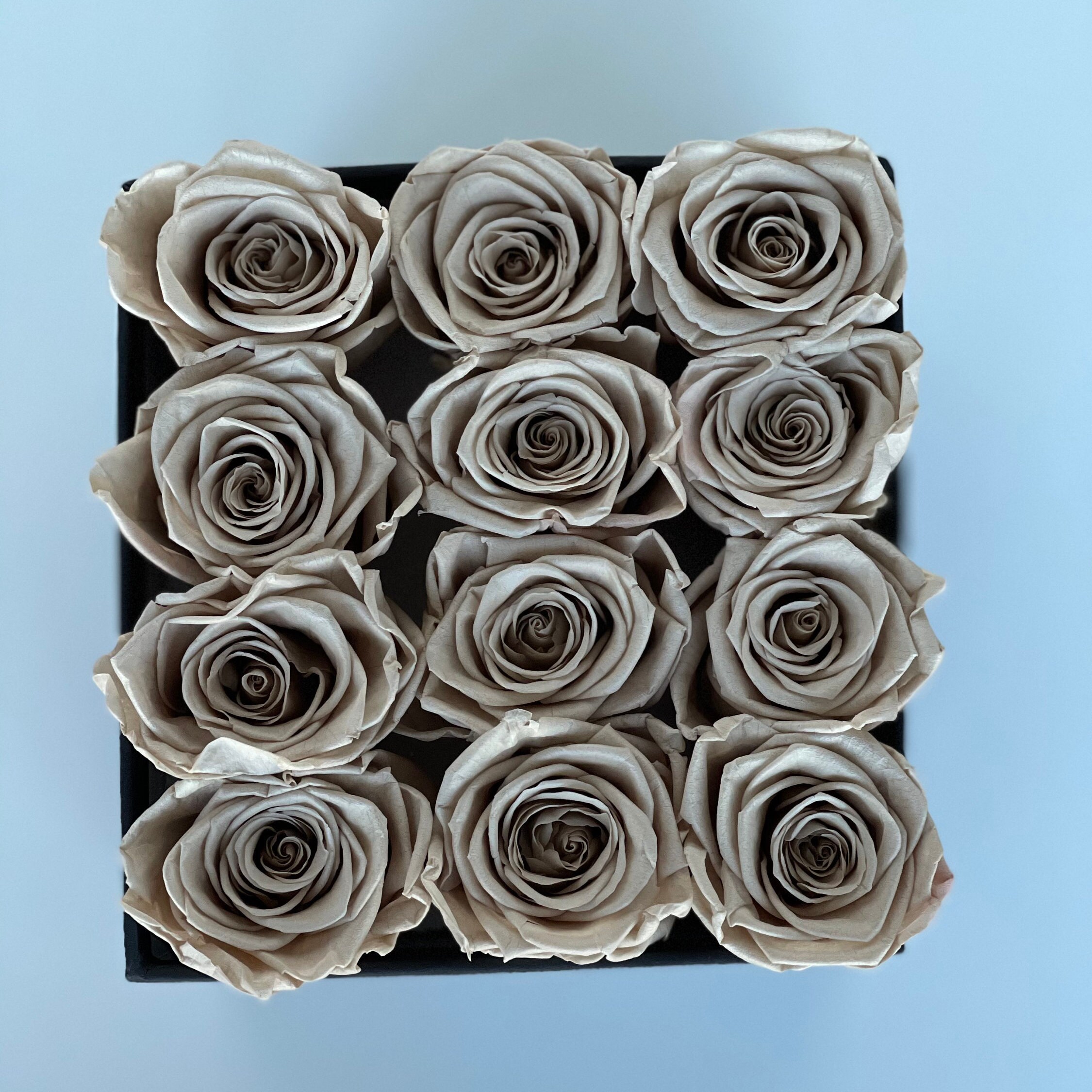 Roses in a box/Preserved Roses/Roses that last a year/Forever Etsy