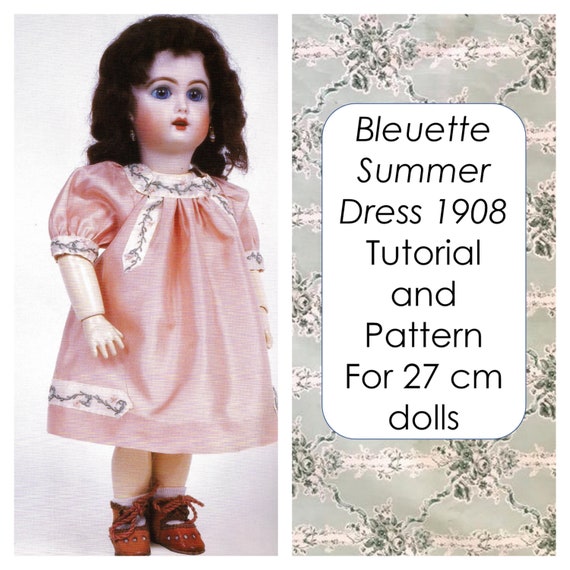 Les Poupees D'autrefois - Jolie robe BLEUETTE GL PREFEREE de 1954