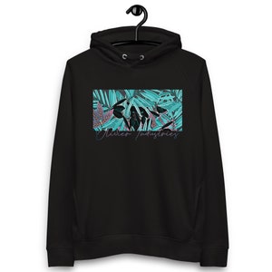 Olivier Industries ® Welcome to the Dschungel - drawn Puma - organic cotton Unisex Hoodie