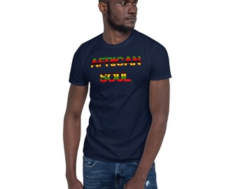 Black Lives Matter - African Soul T-shirt unisex T-shirt against racism handmade Art by Jean Olivier