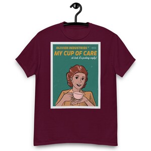 Olivier Industries ® Heavyweight cup of care vintage unisex T-shirt