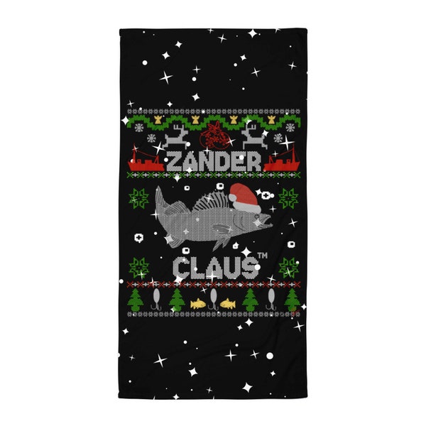 Zander Claus TM - Das Original - Zander Claus Badehandtuch